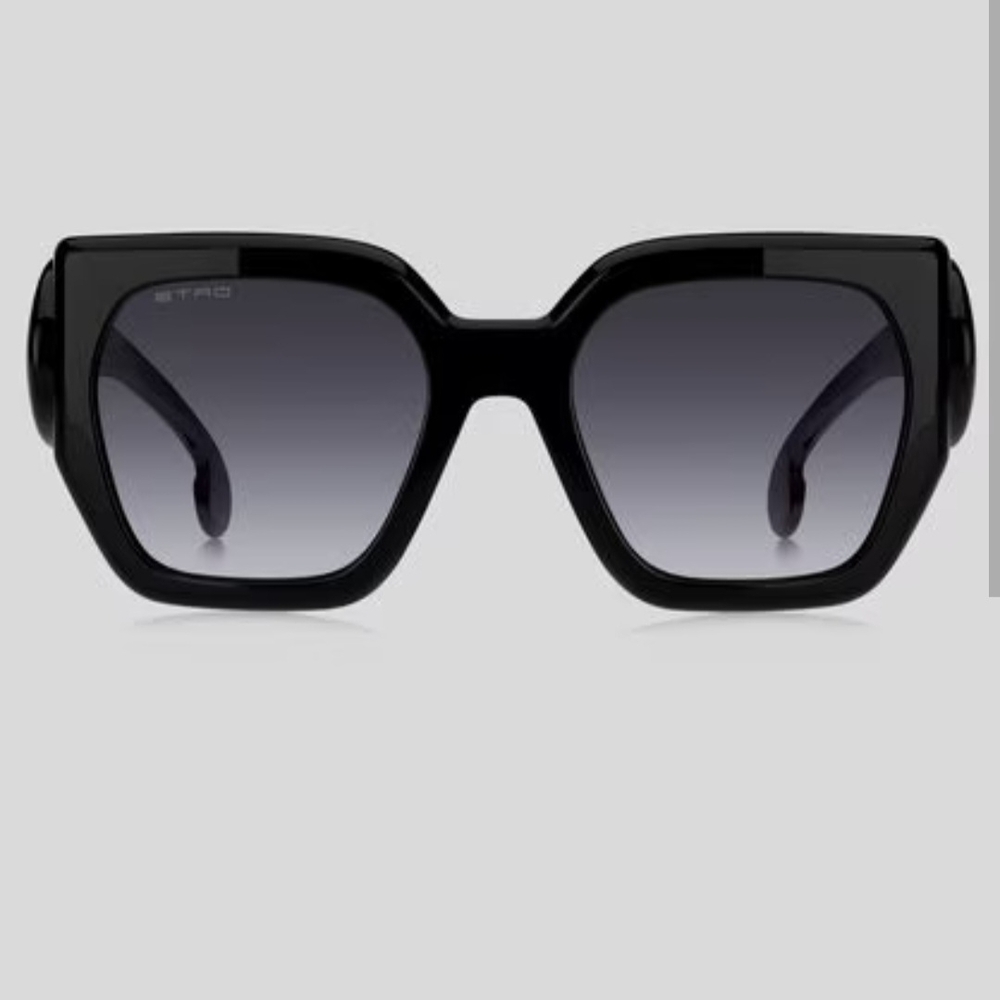 NEW Etro Paisley Black Women's Sunglasses - Picture 11 of 13